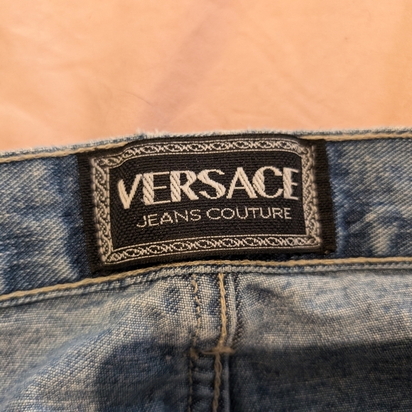 Versace Jeans Couture Denim with Black Leather Patch - Picture 13 of 15